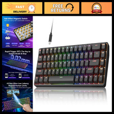 60% Gaming Mechanical Keyboard, Hot Swappable Magnetic Switch, RGB Backlit, 8000 picture