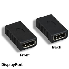 Kentek Displayport Female to Female Adapter Coupler for Extend Cable Length Blk picture