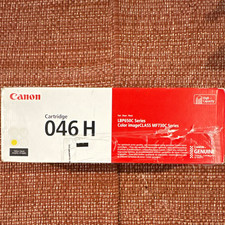 Canon 046H Yellow Genuine Original Laser Toner Cartridge 1251C001AA picture