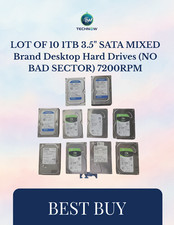 LOT OF 10 1TB 3.5