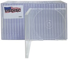 USDISC PP Poly Cases 10.4mm, Single 1 Disc (Clear) Lot picture