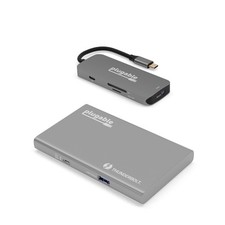 Plugable USB4 Hub Bundle Includes USB-C to 4K HDMI Adapter and 7-in-1 Gold picture
