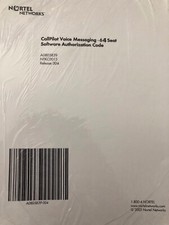 Nortel Avaya BCM 400 200 NTKC0015 64 Seat Voice Messaging Keycode - Works On 4.0 picture