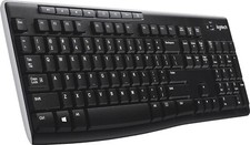Logitech K270 Wireless Keyboard Windows/MAC Full Number Pad - NO USB RECEIVER picture