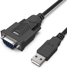 BENFEI USB to Serial Adapter, RS-232 Male (9-pin) DB9 Black  picture