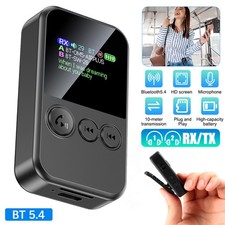 Wireless Adapter Bluetooth 5.4 Audio Transmitter Receiver 3.5MM AUX HiFi Music picture