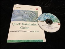 Lucent Technologies WaveLan Quick Installation Guide and CD  NO CARD INCLUDED picture