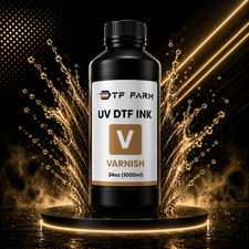 UV DTF Ink Varnish 34oz (1000ml) Premium UV Ink for UV Printer Epson i3200 XP600 picture