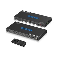 HDMI Matrix ARC 4 In 2 Out 4K HDR EDID 4K7.1/5.1/COPY Switch with SPDIF L/R A... picture