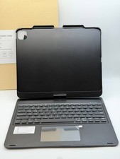 BABG Keyboard Case for iPad Air 13 Pro 13/12.9 Rotating Backlit Black picture