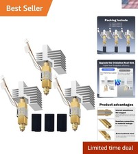 3PK CC2 Hotend 0.2MM 0.4MM 0.6MM Brass Hardened Steel Nozzle for Centauri Car... picture