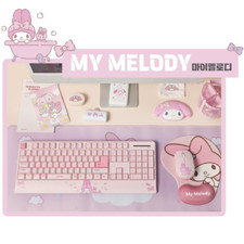 Sanrio My Melody Wireless Keyboard Mouse Combo Set Korean/English picture