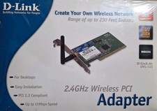 D-Link Air DWL-520 Wireless PCI Adapter 2.4GHz 11 Mbps IEEE 802.11b picture