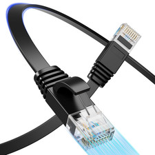Cat 6 Flat Ethernet Cable 50 FT, UTP 10Gbps High-Speed Cat6 Ethernet Cable picture