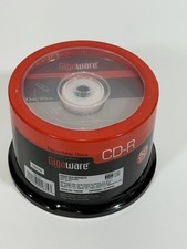 Gigaware 50 Pack CD-R Recordable Discs 700MB 80 Minutes Sealed 52X Write Speed picture