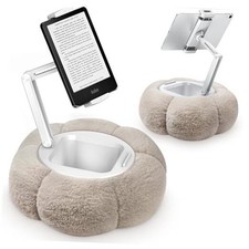  Pumpkin Tablet Pillow Stand Holder for Kindle iPad, Adjustable Phone Khaki picture
