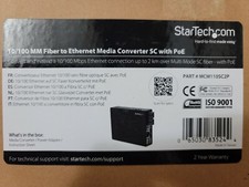 StarTech.com MCM110SC2P 10/100 MM Fiber to Ethernet Media Converter SC with PoE picture