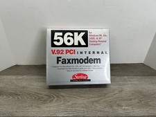 56K MODEM Internal Faxmodem V.92 PCI Sterling Communications Model S20 *NEW* picture