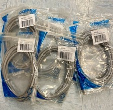 Lot (10 cables) Cat6 Network Grey Molded RJ45 UTP - 10 ft. Ethernet Cable picture