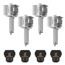 4 Pack Hardened Steel Nozzle Set: 0.2, 0.4, 0.6, 0.8mm for 3D Printer picture