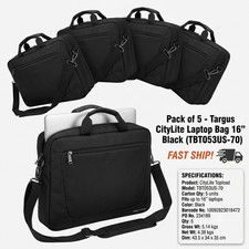 Pack of 5 - Targus CityLite Laptop Bag 16