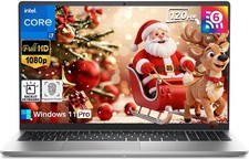 Dell 15 Laptop DC15250, Intel Core i7-1355U, 32GB RAM 1TB SSD, Win11 Pro, Silver picture