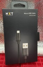 NXT Tech 4 Ft. USB-A to Micro-USB Charging Cable for Samsung/Android, Black54334 picture