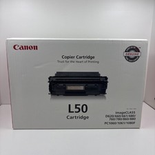 Canon Genuine Toner L50 Black Cartridge (6812A001) PC1060 series PC 1080F - NEW  picture
