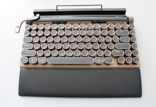 7KEYS TW1867 Retro Mechanical Keyboard + TW1800 Numpad Wood Linear Switch picture