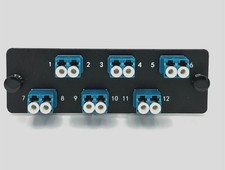For Panduit FAP6WBUDLCZ Compatible 12 Port LC SM UPC OS1 / OS2 Adapter plate picture