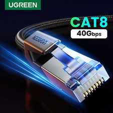 UGREEN CAT 8 Ethernet Cable High Speed Braided 40Gbps 2000MHz Network Lan Cord R picture