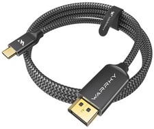 Warrky USB C to DisplayPort Cable (4K@60Hz, 2K/1440P@165Hz), [Aluminum Shell,... picture