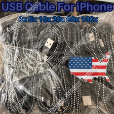 Fast Charger USB Cable Braided Cord 6FT For iPhone 6 7 8 11 12 13 14 Pro Max Lot picture