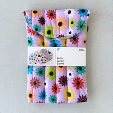 New Baggu Puffy Laptop Sleeve 16 Inch Wild Daisy Print picture
