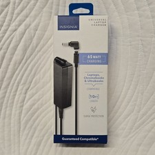 Insignia- Universal 65W Laptop Charger - Black (22G29A) NEW IN BOX picture