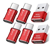 BUISAMG Data Blocker, USB C to C Blocker for iphone15 16 and Any 6-Pack  picture