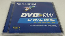 DVD-RW FujiFilm Fuji 4.7 GB/Go 120 Minutes Re-Recordable New Sealed picture