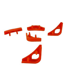 Chromax Noctua Swappable Anti-Vibration Pads 120/140mm Computer Fan Red 14 Pc picture
