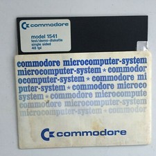 1541 Disc Drive Test Demo Commodore 64 C64 Computer Floppy Disc picture