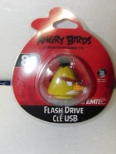 Emtec Angry Birds 8 GB Go Yellow Bird Cle' USB Flash Drive NEW picture