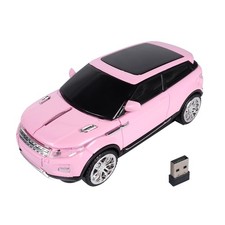 Pink SUV Car Shaped Wireless 2.4GHz Optical Mouse USB Receiver Laptop 1 PC picture
