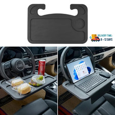 Car Steering Wheel Tray Desk 2 Sided For Laptop Drink Food Work Table Holder New picture