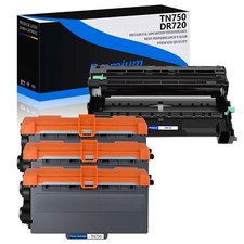 for Brother 4PK TN750 Toner +1PK DR720 Drum Unit TN-750 DCP-8155DN HL-6180DWT picture