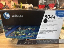 HP 504A CE250A Black LaserJet Toner Cartridge picture