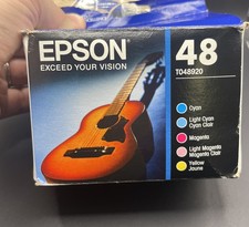 Epson 48 T048920 Color Printer Ink Cartridge 5-Pack. Sealed But Box Is Opened picture