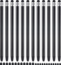 12Pcs Black Stylus Pen for Touchscreen, 2-in-1 High Precision & Sensitivity S... picture