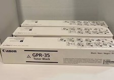 3x Canon GPR-35 Black Toner Genuine  picture