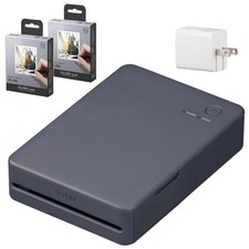 Canon Selfie QX20 Smartphone Printer (Gray GY 6752C001) XS-20L Ink Set (40 picture