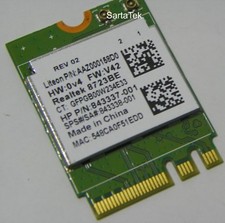 New HP OEM 843338-001 Realtek RTL8723BE 802.11bgn BT NGFF mini P/N 843337-001 picture