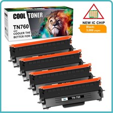 4PK TN760 Toner Cartridge for Brother TN730 MFC-L2690DW MFC-L2710DW HL-L2370DW picture